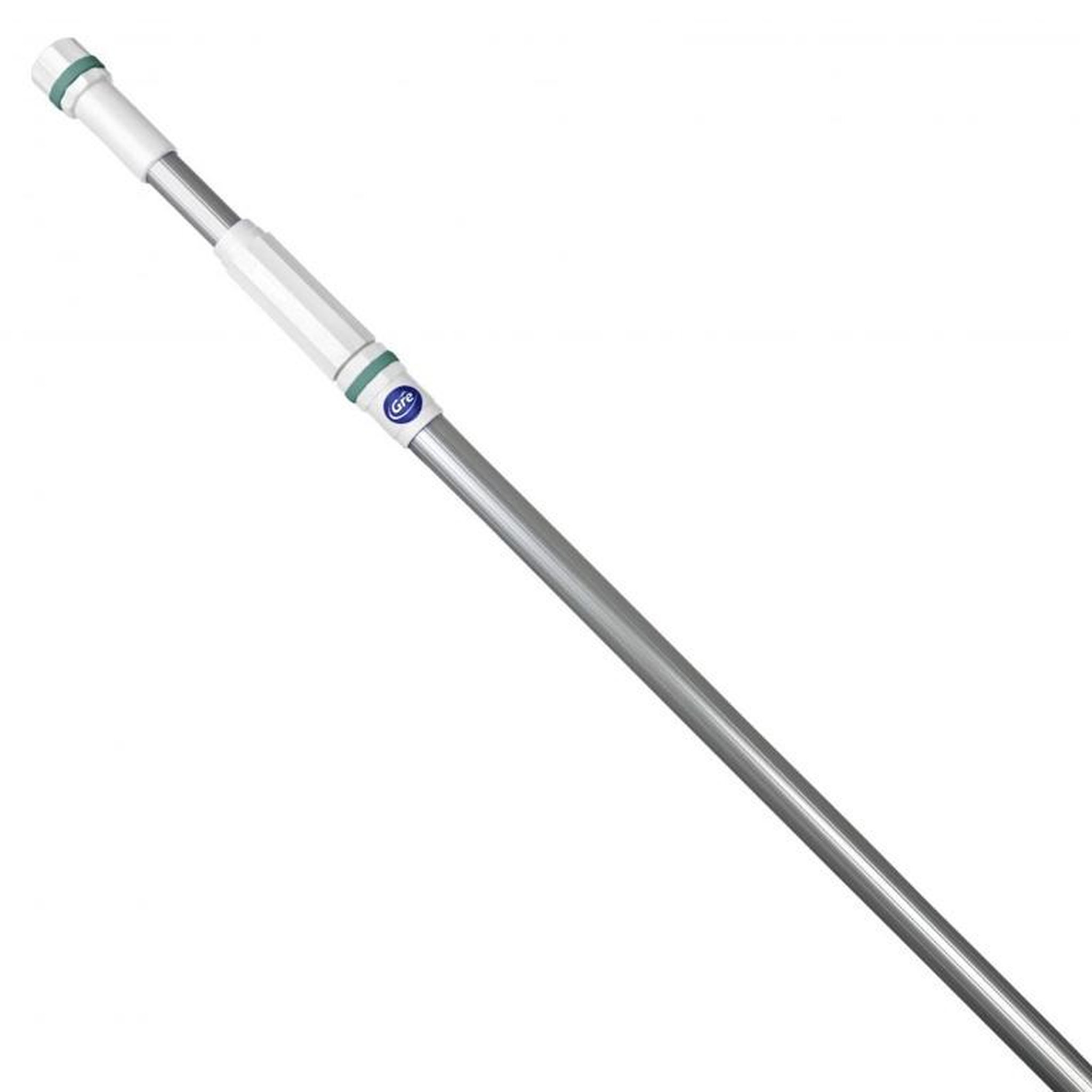 GRE Manche télescopique argenté 4,80 m ( 2 x 2,40 m)