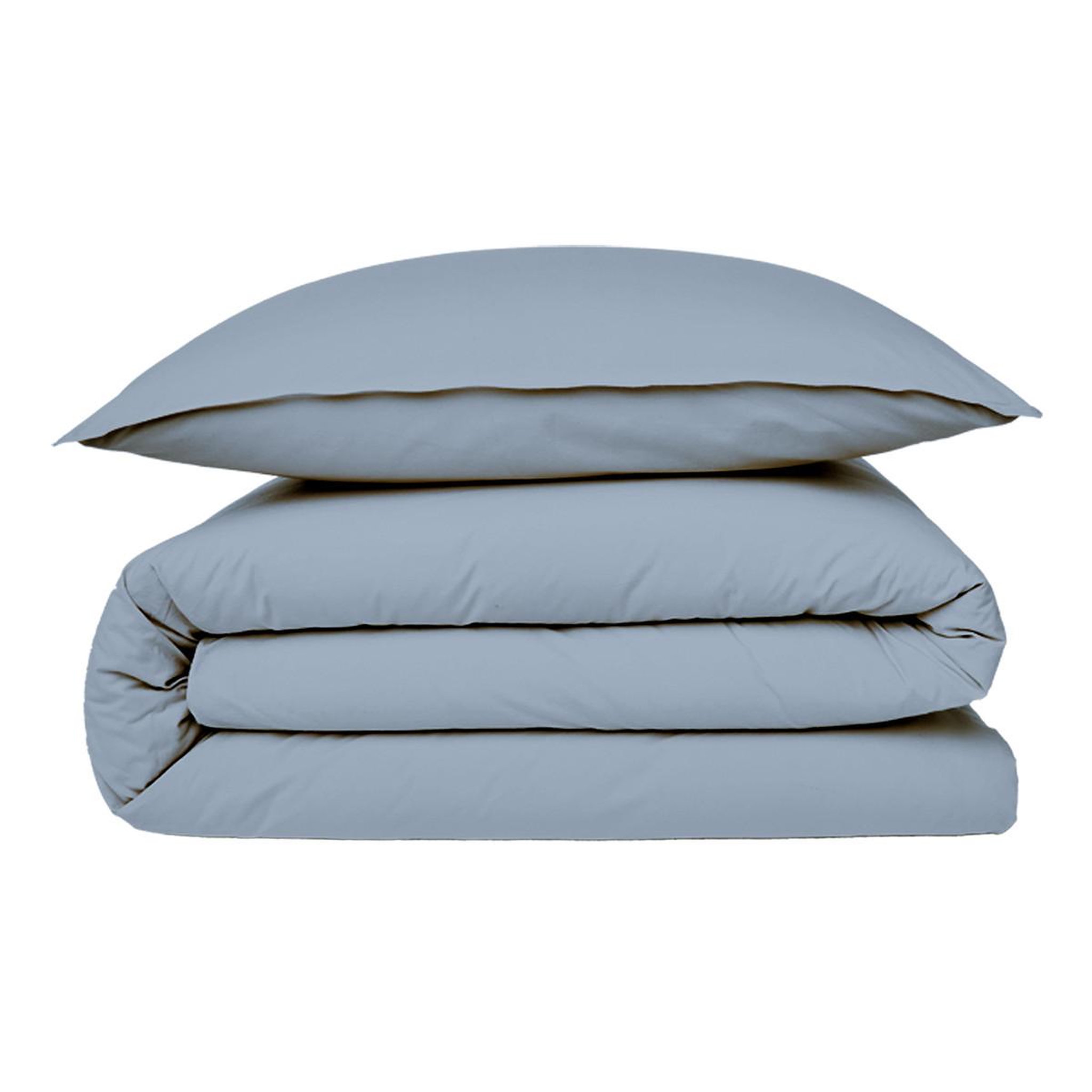 Voir la diapositive 1 : FUTURE HOME Housse de couette en coton 57 fils unie