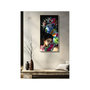 Voir la diapositive 6 : Paris Prix Tableau Peinture  Moira II  52x102cm Multicolore