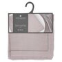 Voir la diapositive 6 : ATMOSPHERA Lot de 4 Serviettes de Table  Chambray  40x40cm Gris Clair