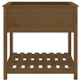 Voir la diapositive 5 : VIDAXL Jardiniere avec etagere Marron miel 82,5x82,5x81 cm Bois de pin