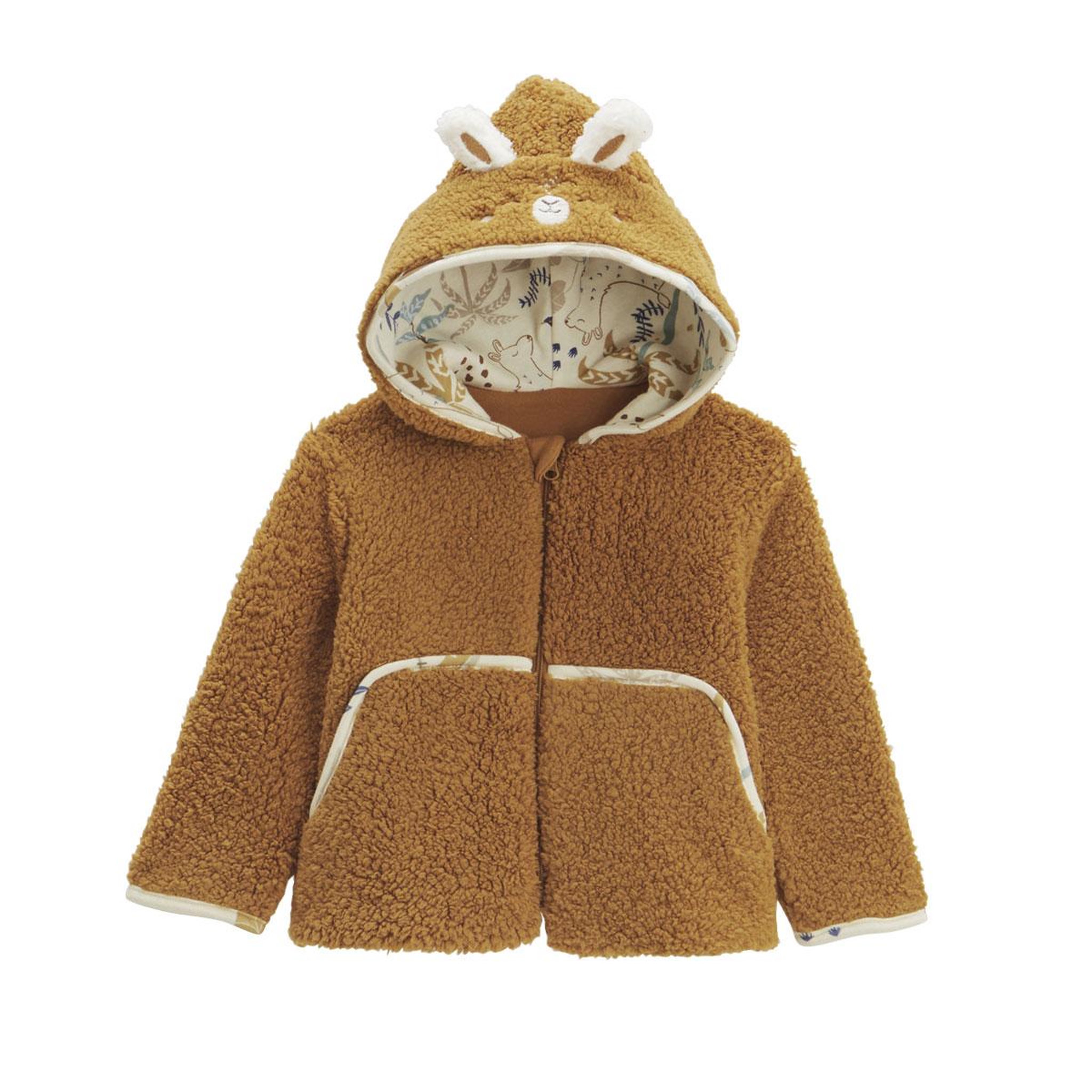 Voir la diapositive 5 : Petit Béguin Ensemble bébé veste et pantalon en sherpa lamascotte