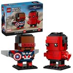 LEGO Figurines LEGO BrickHeadz LEGO Multicolore Captain America et Red Hulk