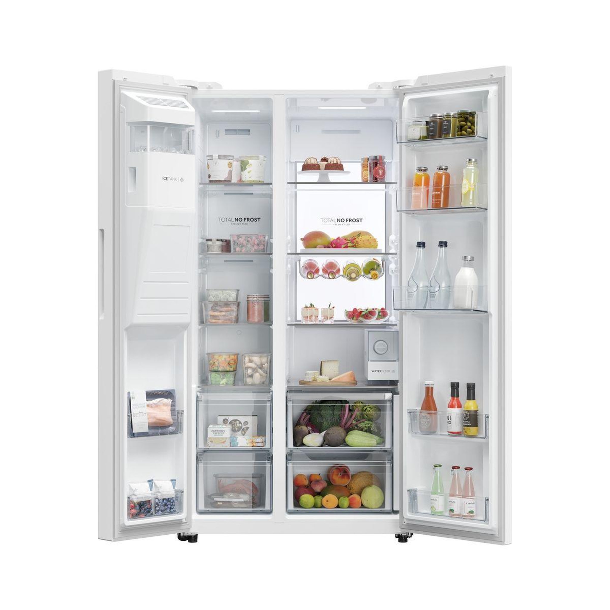 Voir la diapositive 4 : HAIER Réfrigérateur Américain HSW79F18DIGW