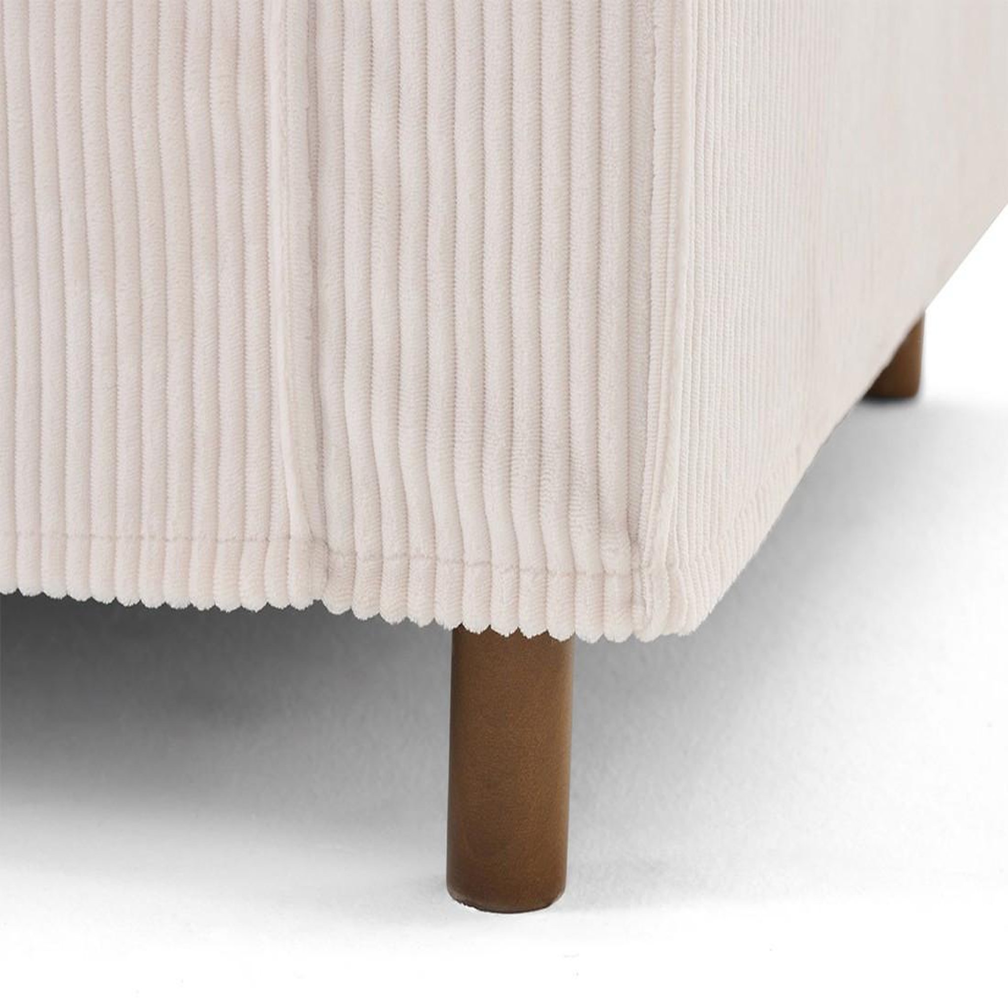 Voir la diapositive 2 : LISA DESIGN Jake - canapé déhoussable d'angle gauche 5 places en velours côtelé