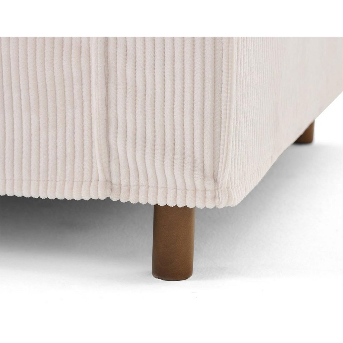 LISA DESIGN Jake - canapé déhoussable d'angle gauche 5 places en velours côtelé