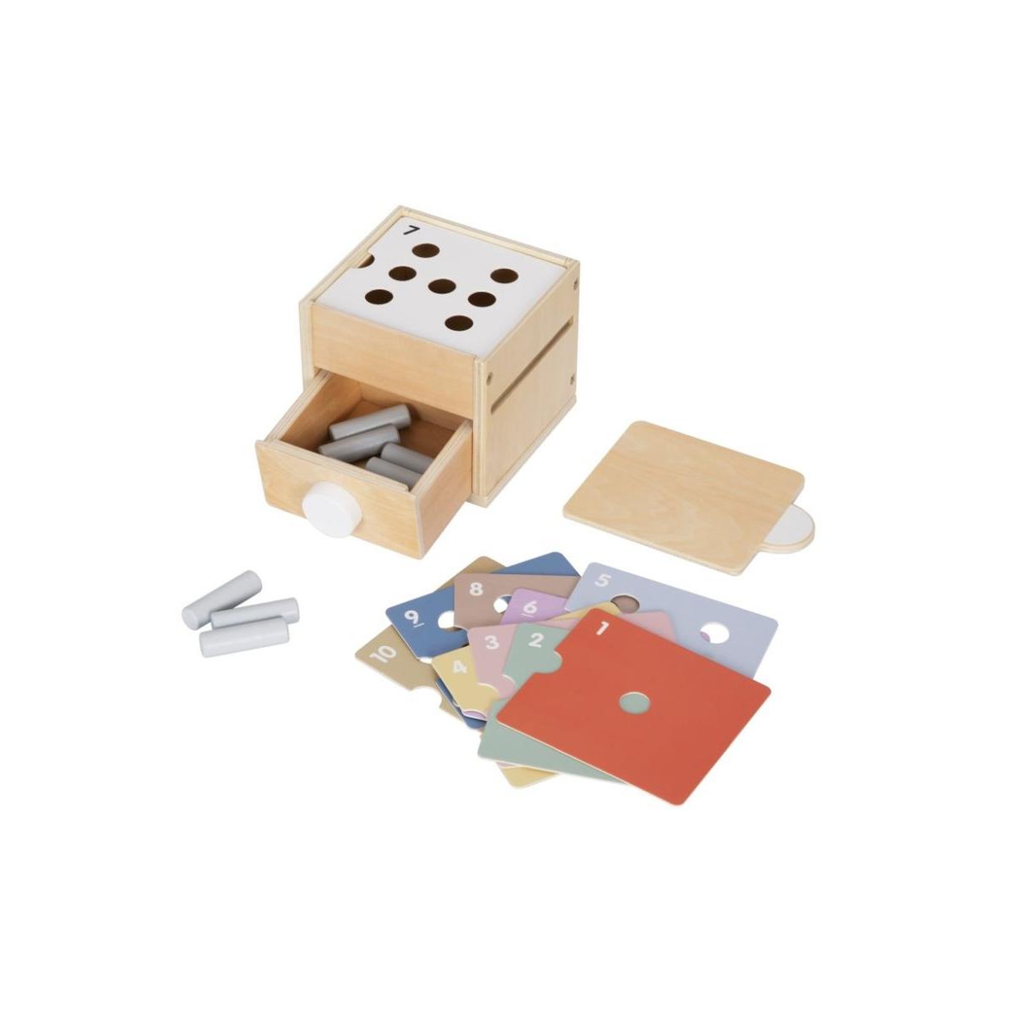 ELINELI Boîte mathématiques Montessori- Puzzle éducatif