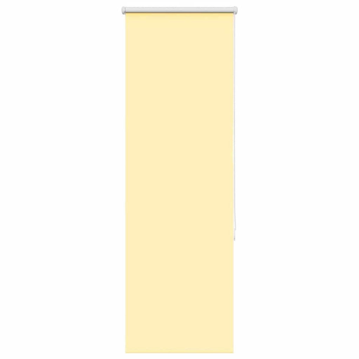 VIDAXL Store enrouleur occultant jaune largeur du tissu 45,7 cm