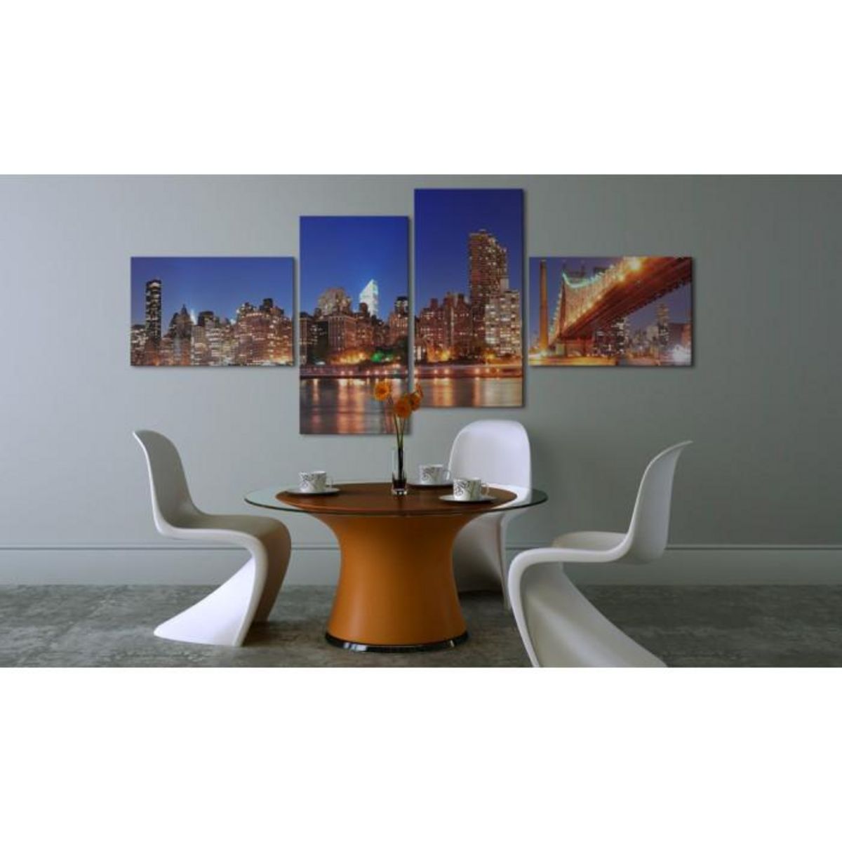 Paris Prix Tableau Imprimé  Panorama de Nuit New York