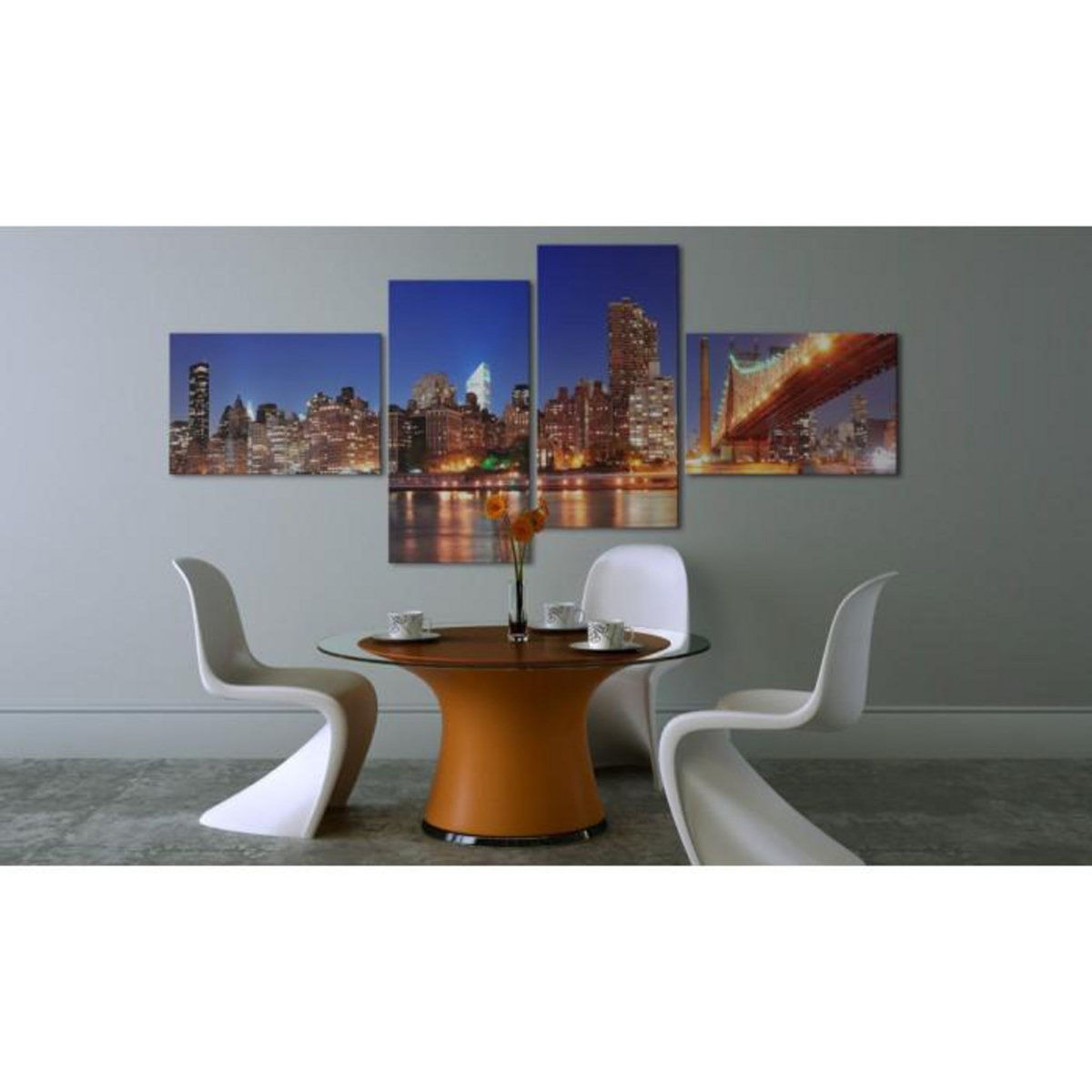 Paris Prix Tableau Imprimé  Panorama de Nuit New York