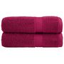 Voir la diapositive 1 : VIDAXL Essuie mains de qualité supérieure SOLUND 2 pcs bordeaux