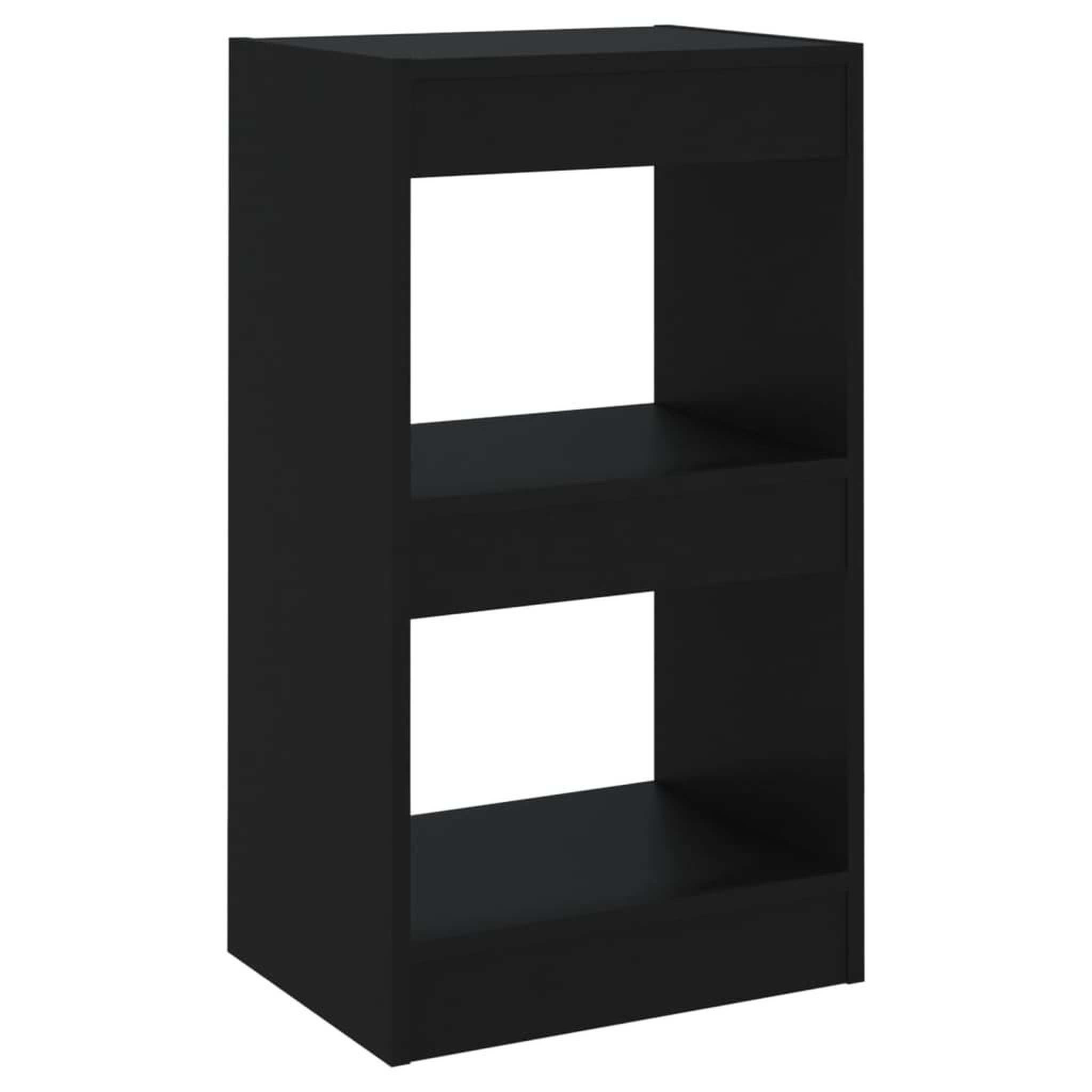 Voir la diapositive 2 : VIDAXL Bibliotheque/Cloison de separation Noir 40x30x72 cm