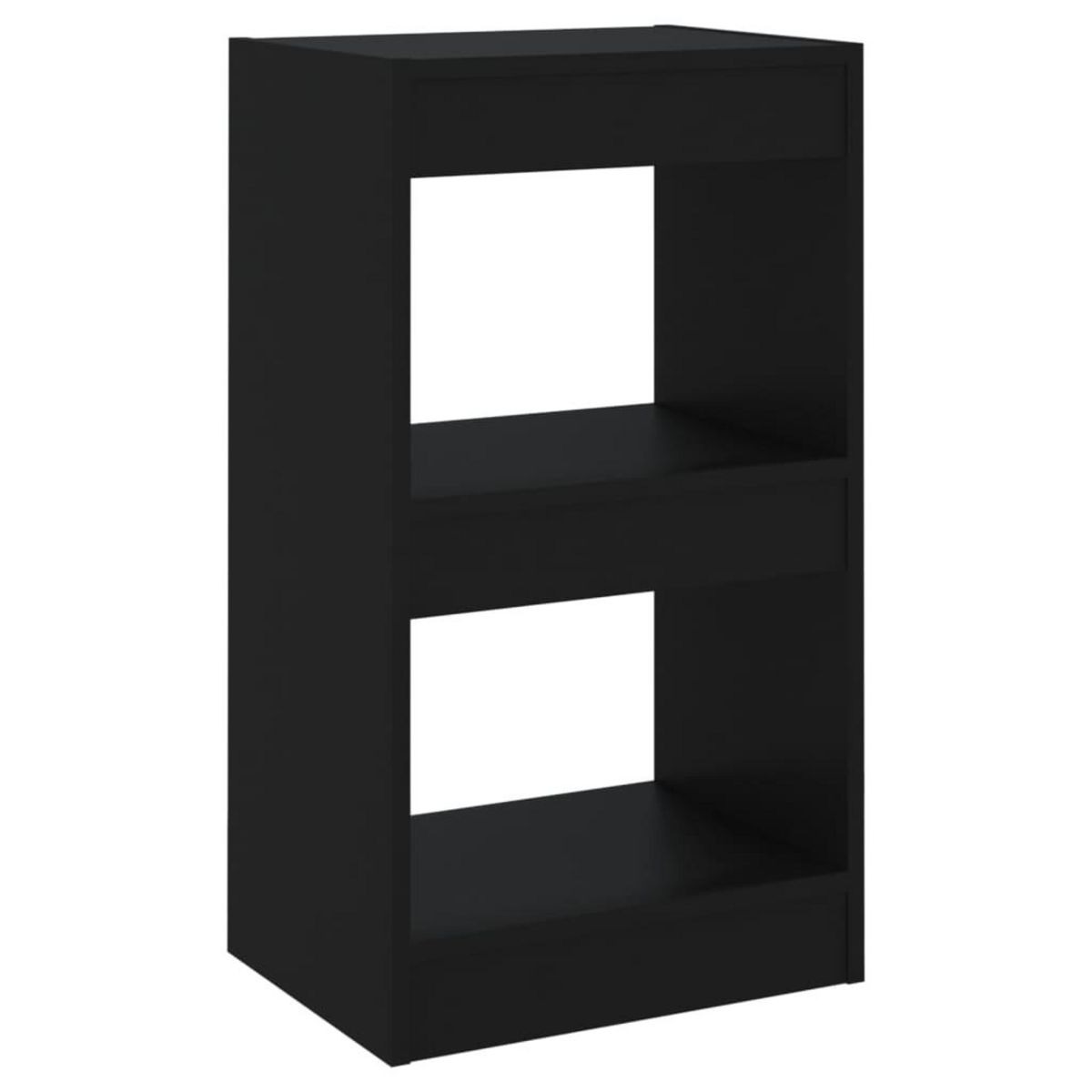 VIDAXL Bibliotheque/Cloison de separation Noir 40x30x72 cm