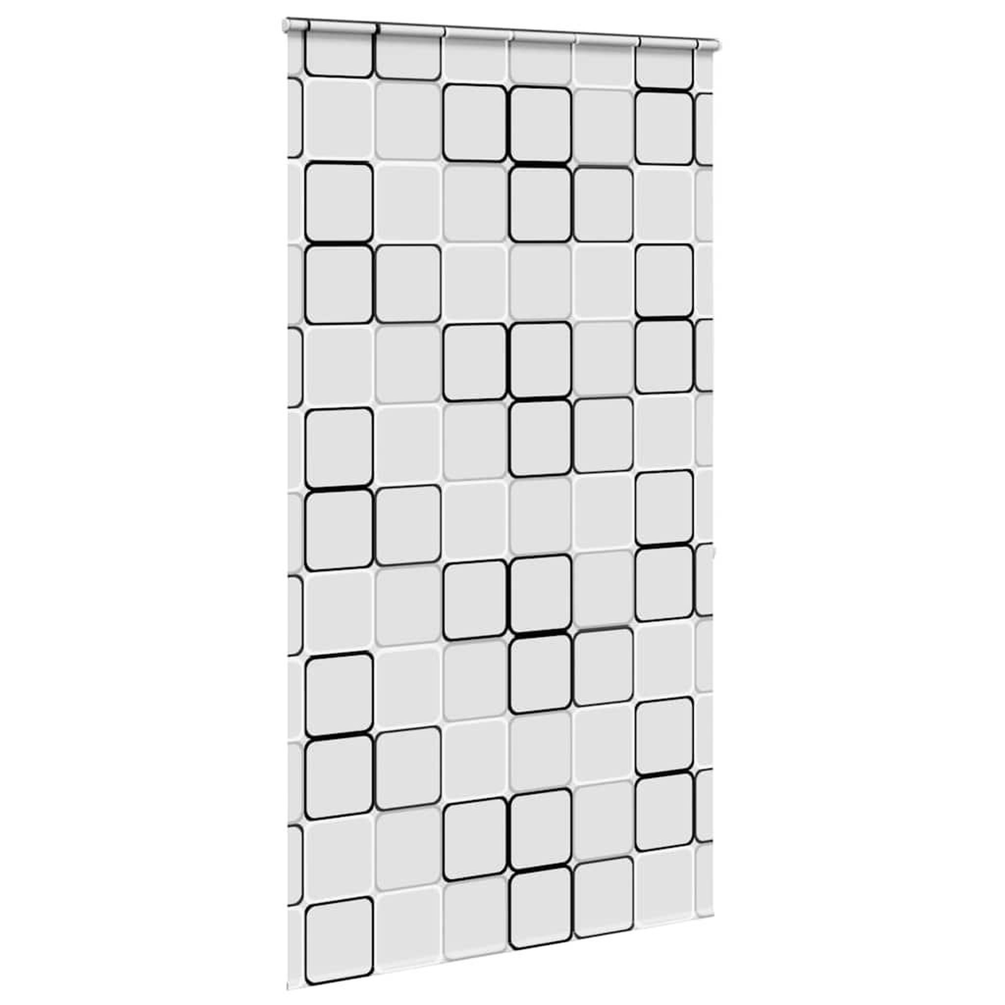 Voir la diapositive 3 : VIDAXL Store enrouleur de douche avec cassette largeur du tissu 126 cm