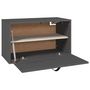 Voir la diapositive 5 : VIDAXL Armoire murale Gris 60x30x35 cm Bois de pin massif