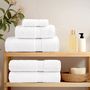 Voir la diapositive 3 : VIDAXL Ensemble de serviettes de qualité supérieure SOLUND 6 pcs blanc