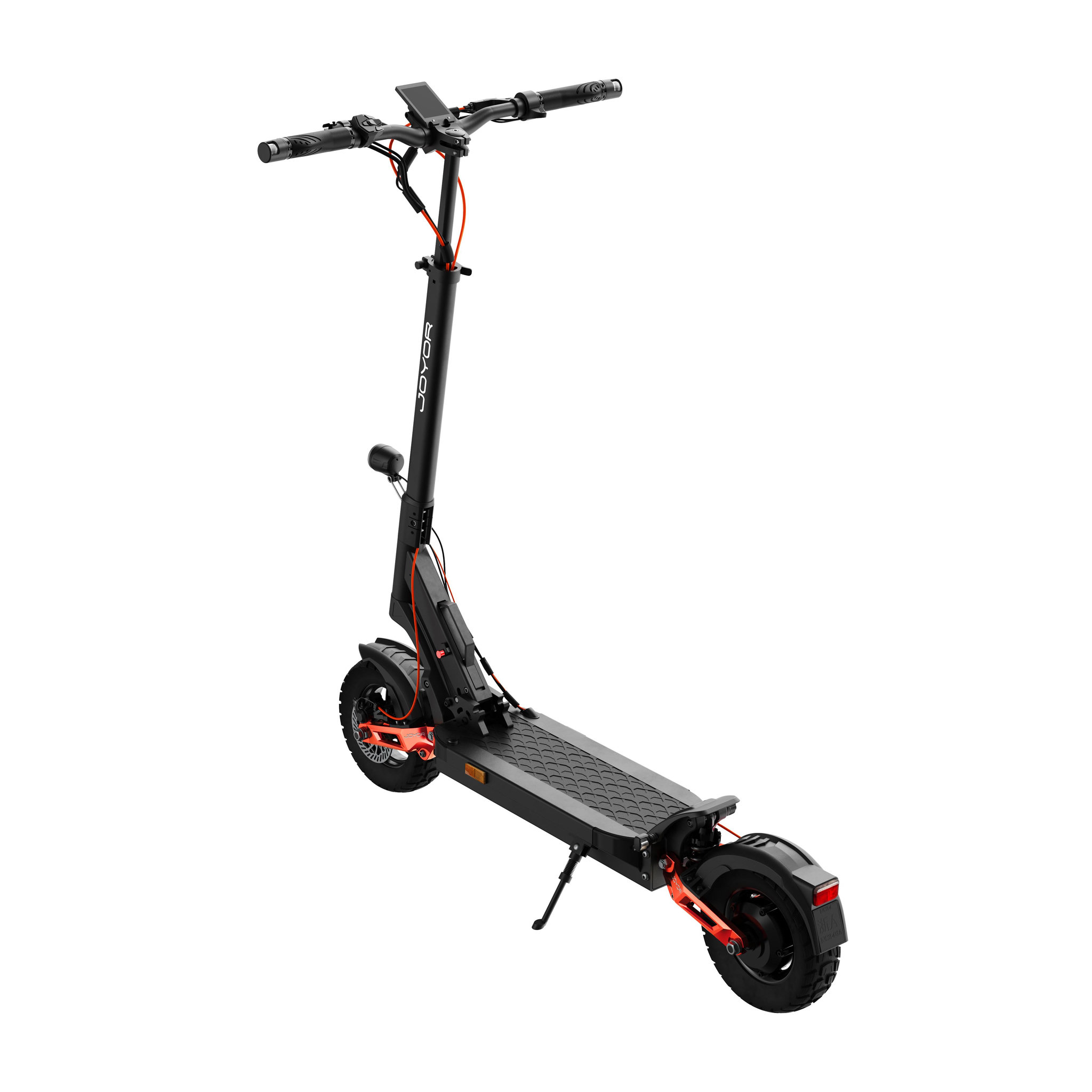 Voir la diapositive 3 : JOYOR Trottinette électrique JOYOR T6E, double moteur arrière, 48 V 18 Ah, noire