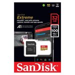 SANDISK Carte Mémoire Sandisk Extreme PLUS MicroSDHC 32Go 95Mo seconde UHS I avec adaptateur SD