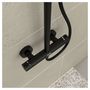 Voir la diapositive 2 : Aurlane Colonne de douche Thermostatique Arty Noir