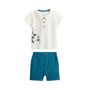 Voir la diapositive 1 : Petit Béguin Ensemble bébé t-shirt et short Magic Ocean