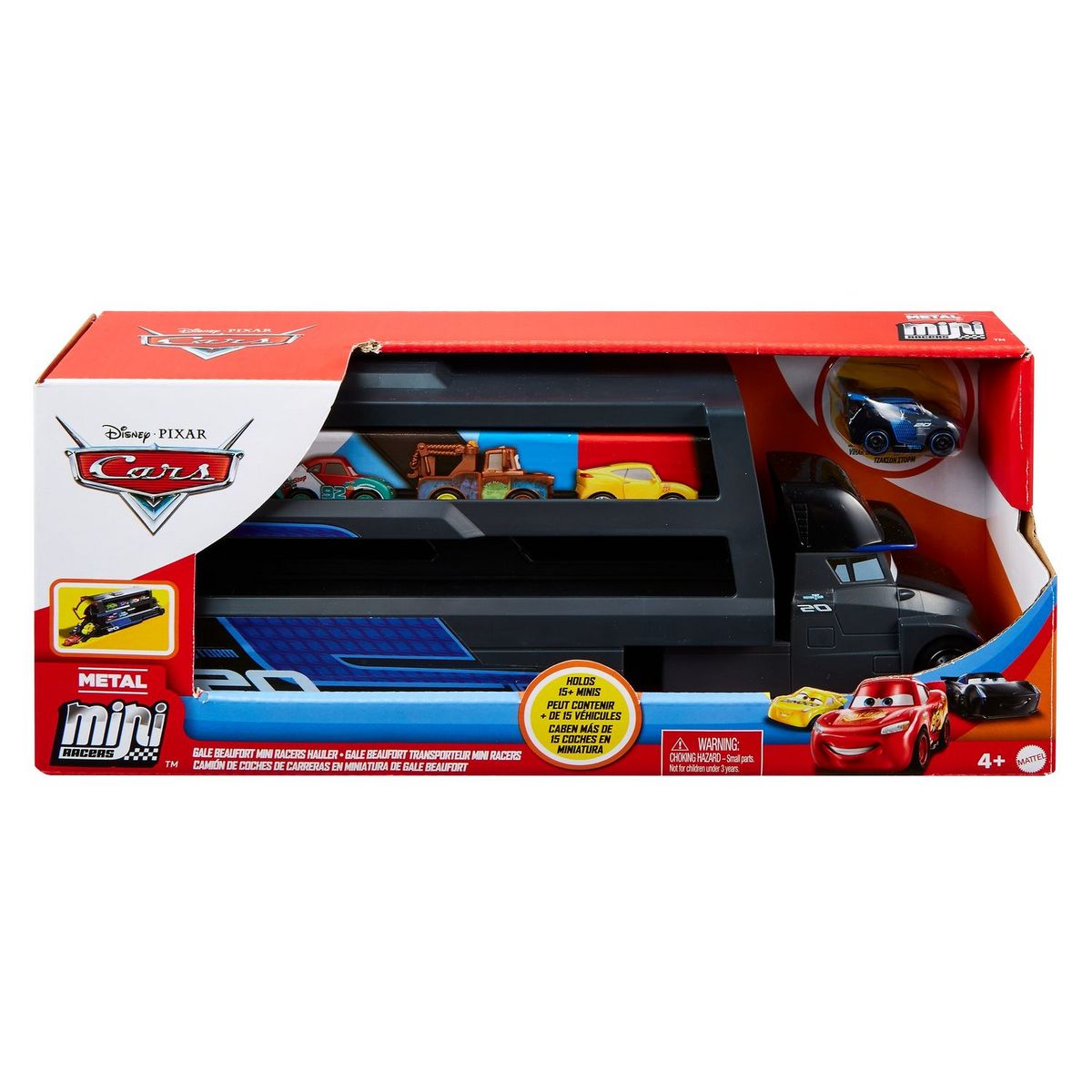 CARS Cars Mini transporteur noir 