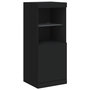 Voir la diapositive 5 : VIDAXL Buffet avec lumieres LED noir 41x37x100 cm