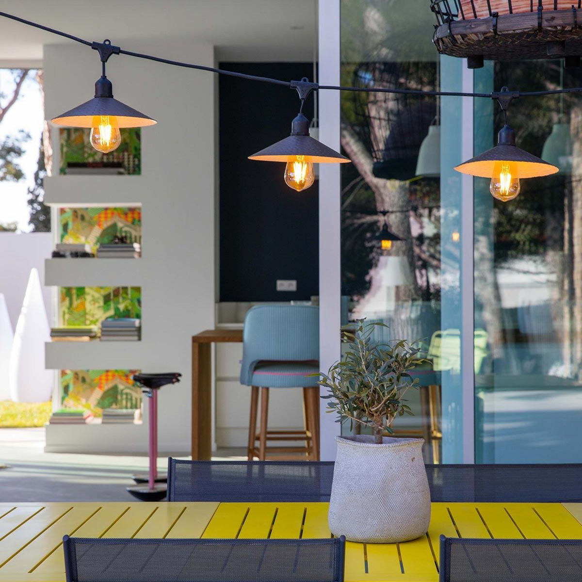 Lumisky Guirlande lumineuse VINTY Gris Acier 6m