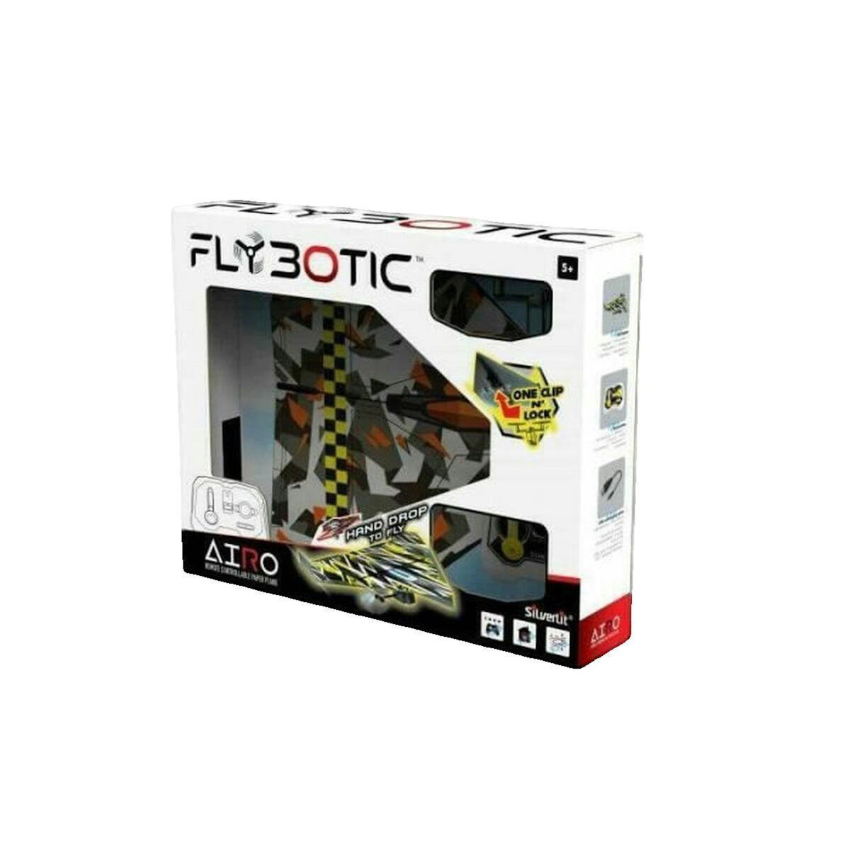 FLYBOTIC Jouet Silverlit Avion en Papier Télécommandé Flybotic Airoz