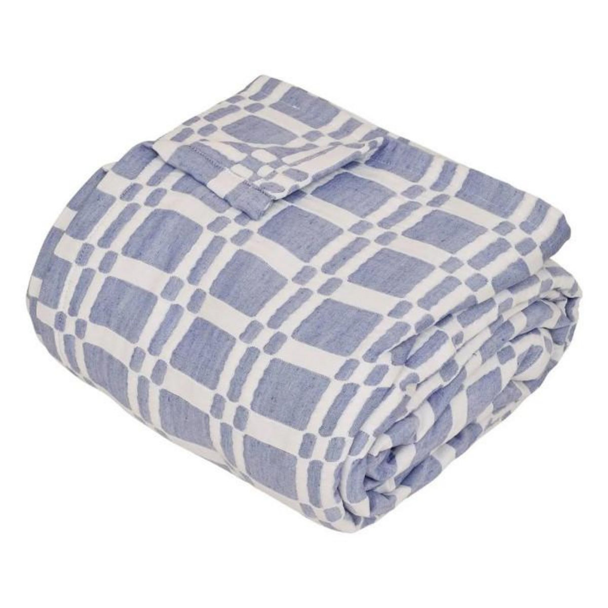 ATMOSPHERA Dessus de Lit Réversible  Nuvia  240x260cm Bleu