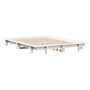 Voir la diapositive 3 : VIDAXL Cadre de lit sans matelas blanc 140x200 cm bois de pin massif