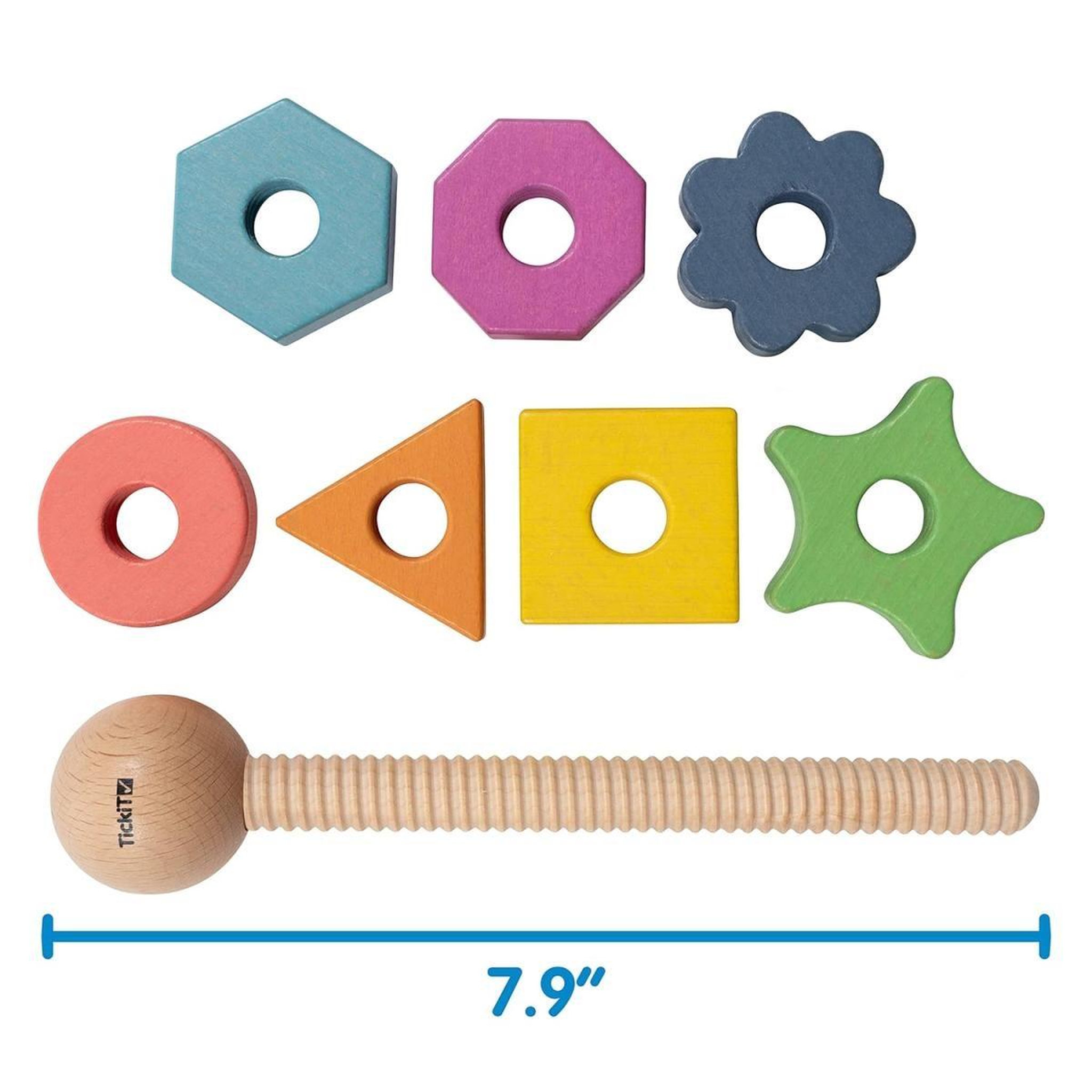 Voir la diapositive 2 : TICKIT Twister en forme de bois arc-en-ciel