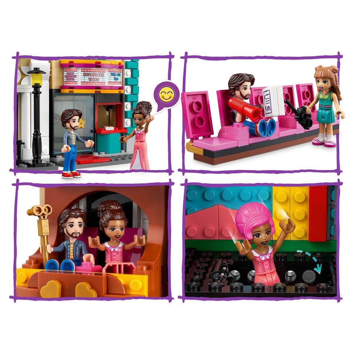 LEGO Friends 41714 L&rsquo;École de Théâtre d&rsquo;Andréa, Jeu Créatif, Filles et Garçons de 8 Ans