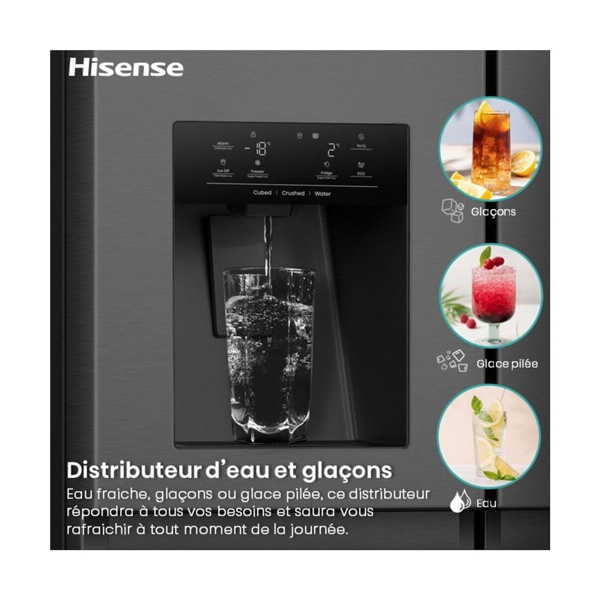 Hisense Réfrigérateur Américain RS9P628GPFE smart screen