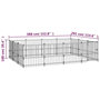 Voir la diapositive 6 : VIDAXL Chenil d'exterieur pour chiens Acier 11,58 m²