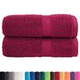 Voir la diapositive 2 : VIDAXL Serviettes de visage de qualité sup. SOLUND 2 pcs bordeaux