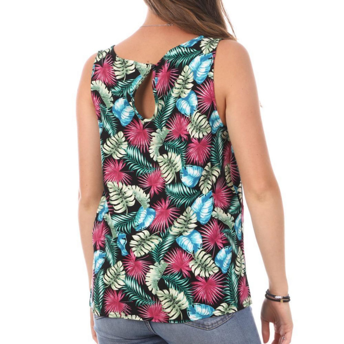 Vero Moda Débardeur Imprimé /Vert Femme Vero Moda Easy