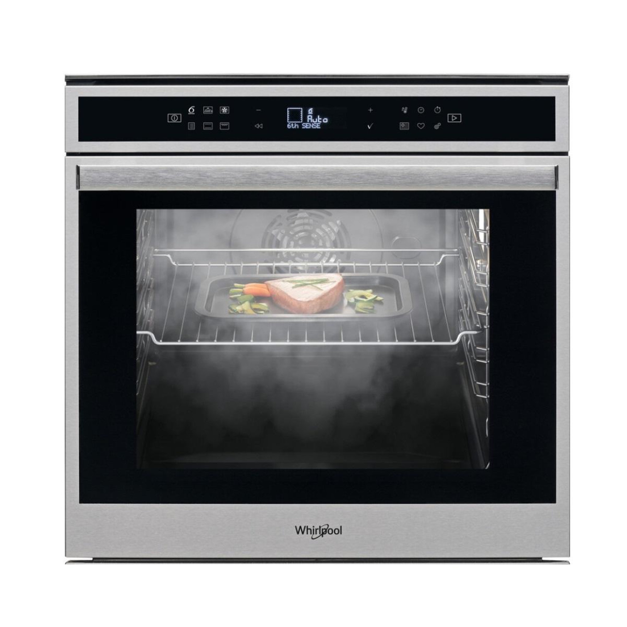 Voir la diapositive 1 : Whirlpool Four intégrable multifonction 73l 60cm pyrolyse inox - w64ps1om4p