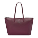 Lacoste Sac Cabas Bordeaux Femme Lacoste L.12.12 Concept. Coloris disponibles : Rouge