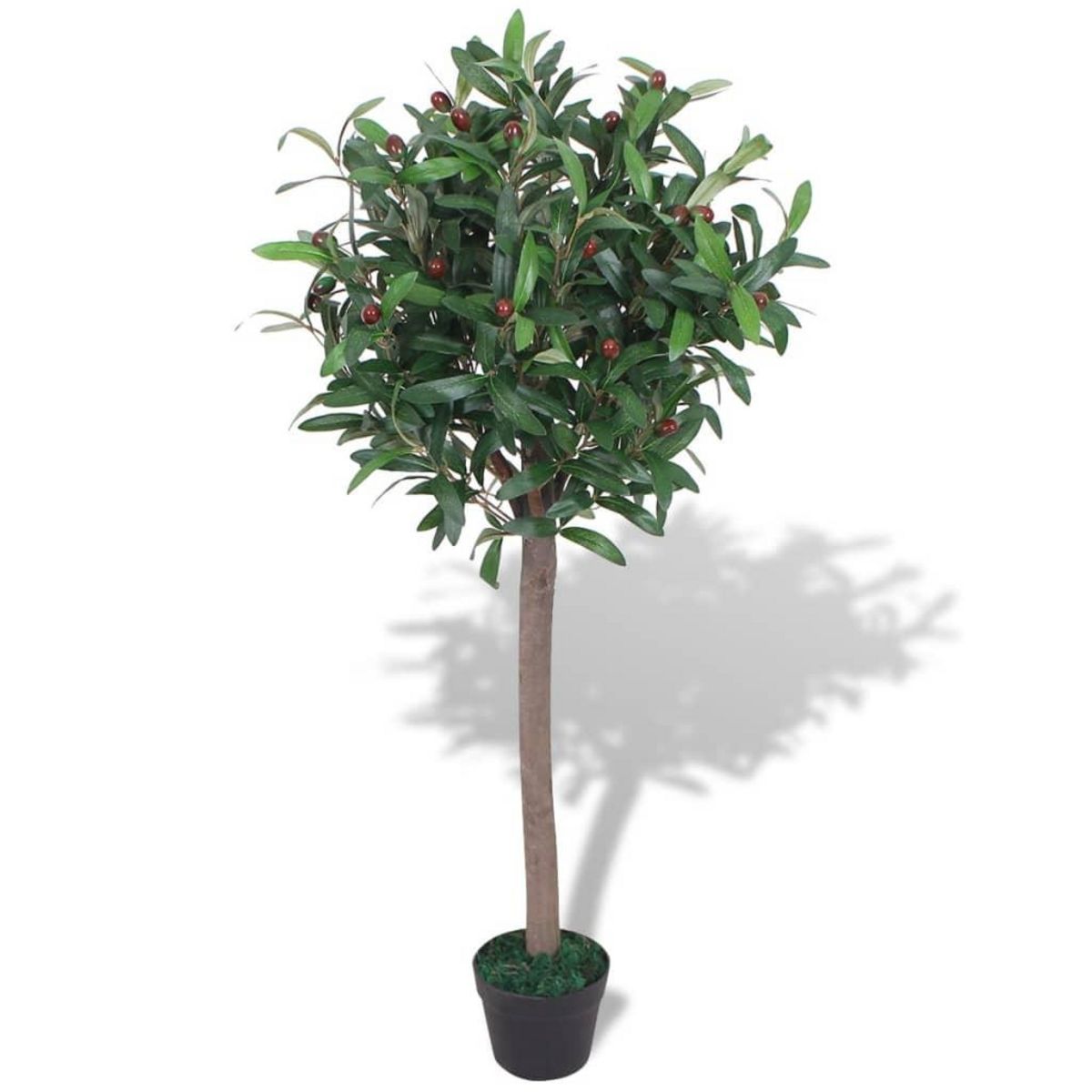 VIDAXL Laurier artificiel avec pot 120 cm Vert