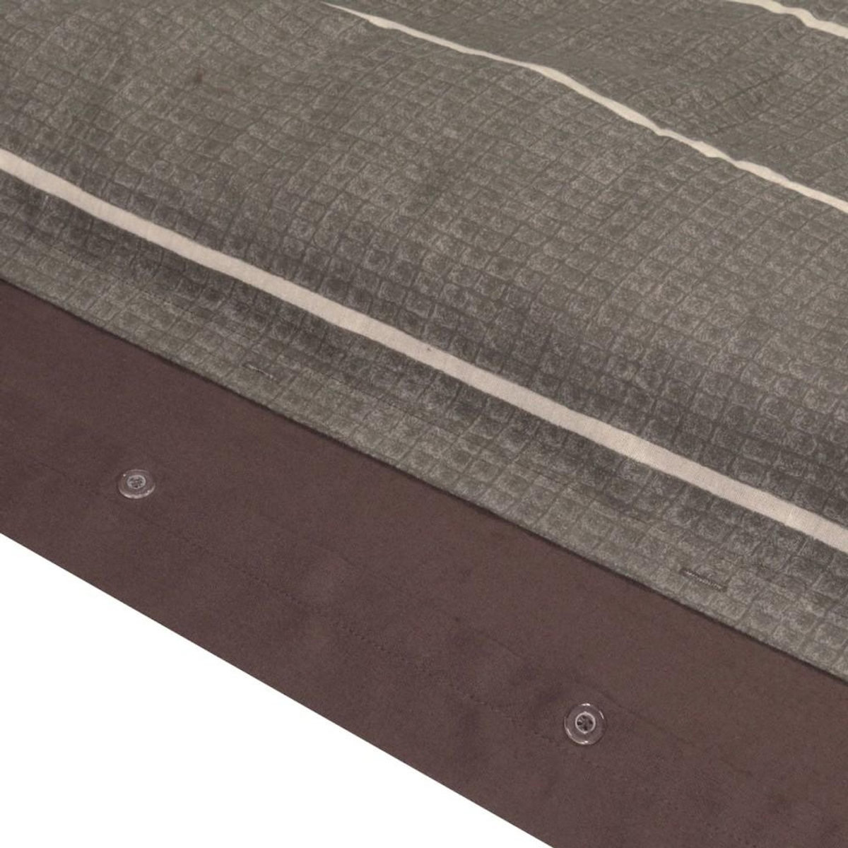 Dourev Housse de couette Flanelle 140x200 + 1 taie d'oreiller