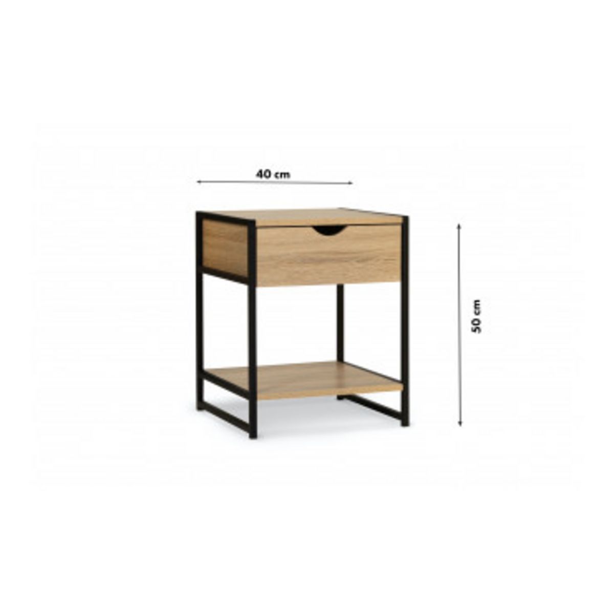 Lot de 2 chevets 1 porte HOUSTON