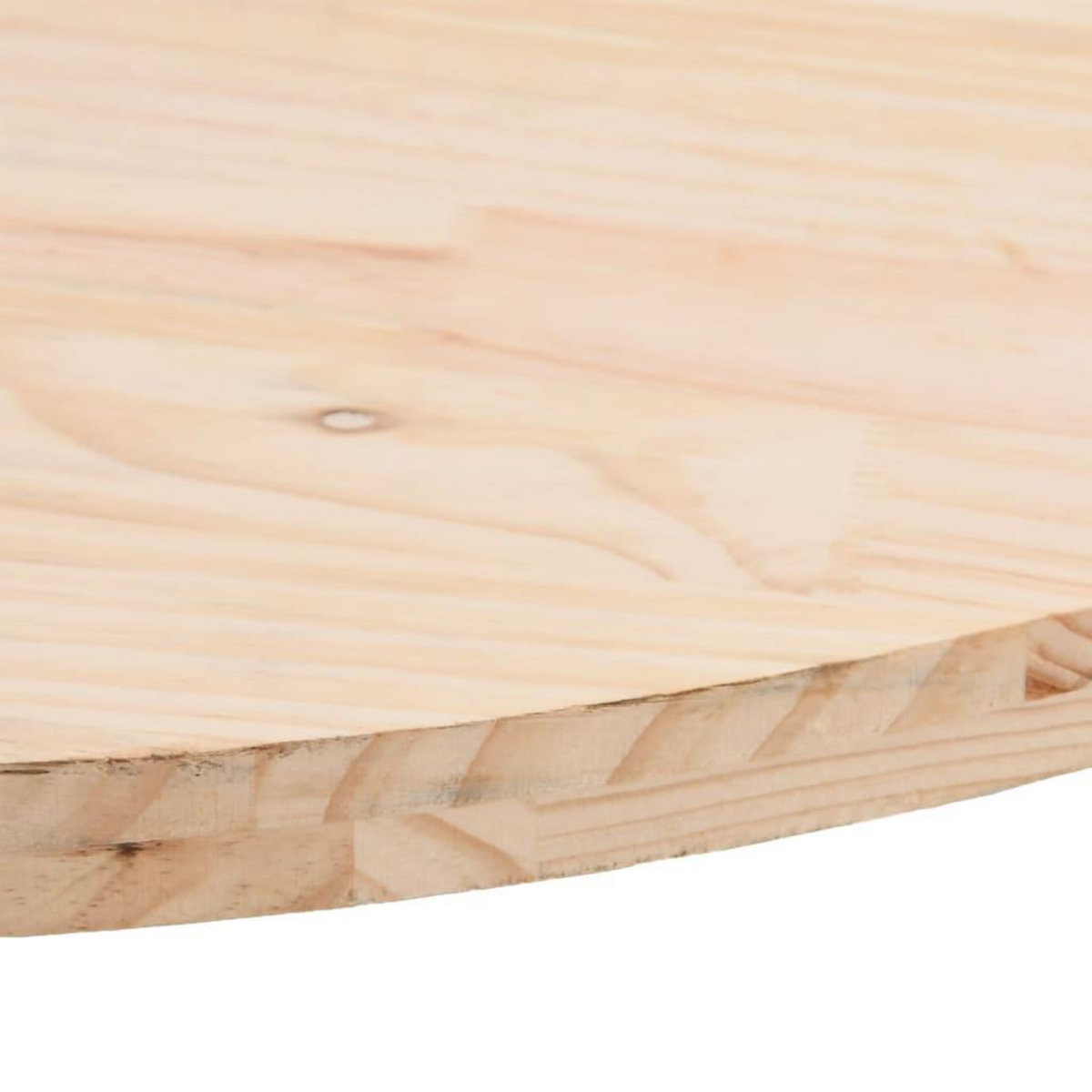 VIDAXL Dessus de table 100x50x2,5 cm bois de pin massif ovale