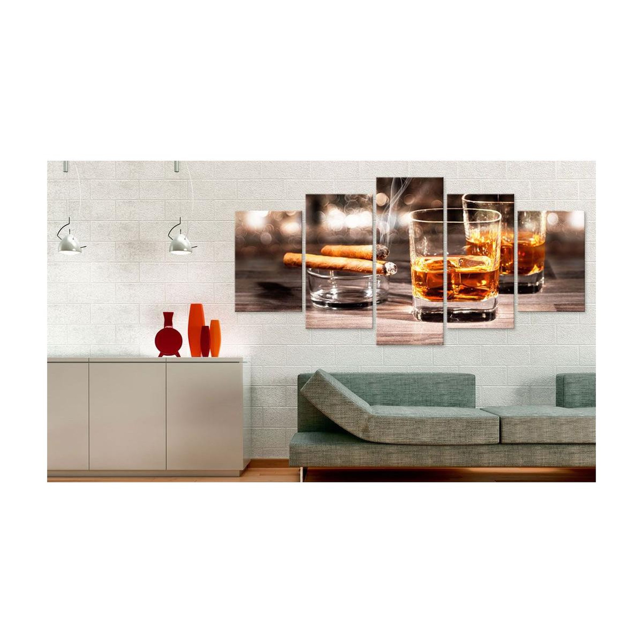 Voir la diapositive 2 : Paris Prix Tableau Imprimé  Cigar & Whiskey