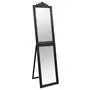 VIDAXL Miroir sur pied Noir 40x160 cm