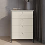 Voir la diapositive 1 : BEST MOBILIER Kimi - commode 4 tiroirs - led inclus