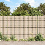 VIDAXL Ecran d'intimite de jardin PVC 70x0,19 m Creme