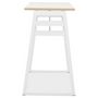 Voir la diapositive 3 : Paris Prix Table de Bar Design  Javier  150cm Blanc