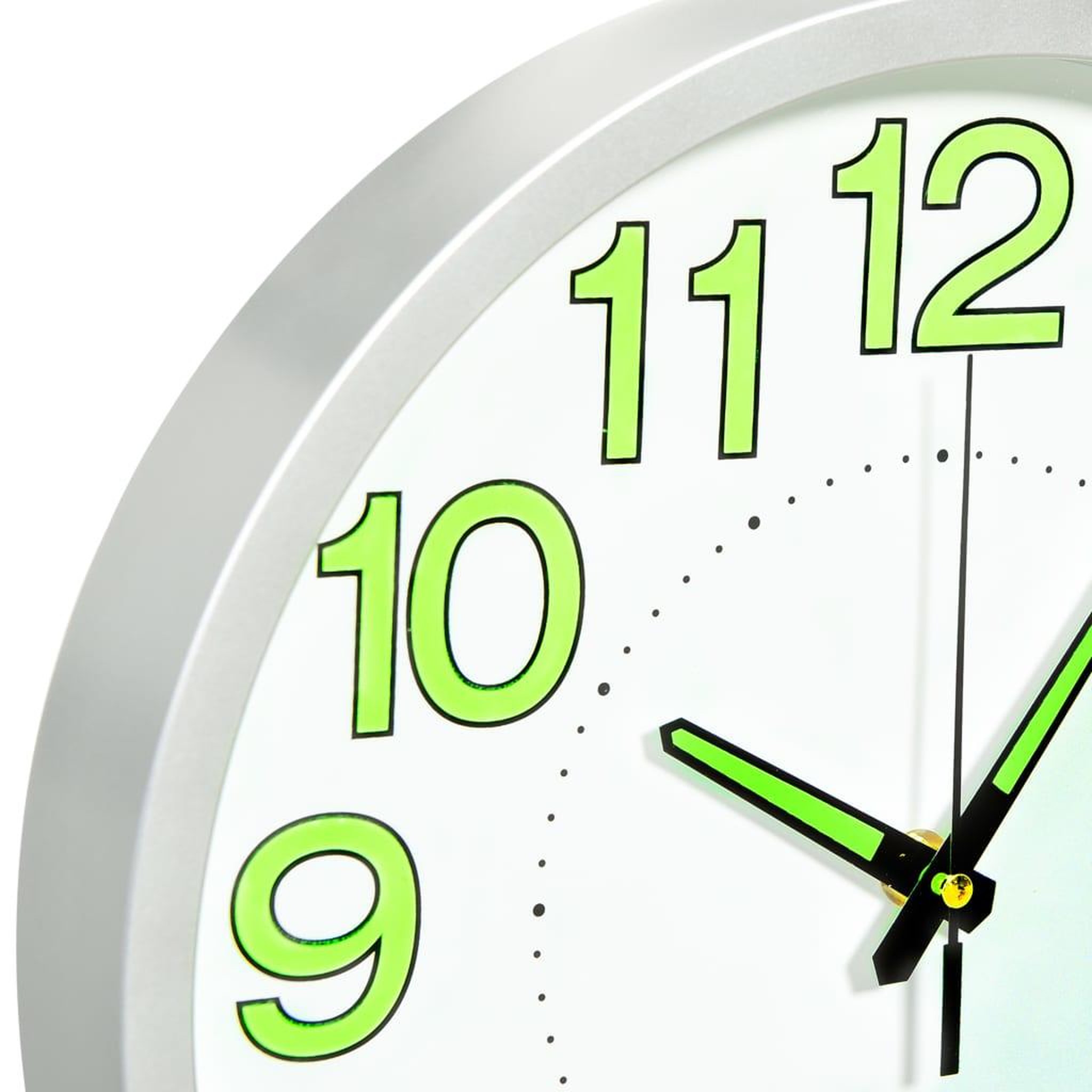 Voir la diapositive 5 : VIDAXL Horloge murale lumineuse Blanc 30 cm