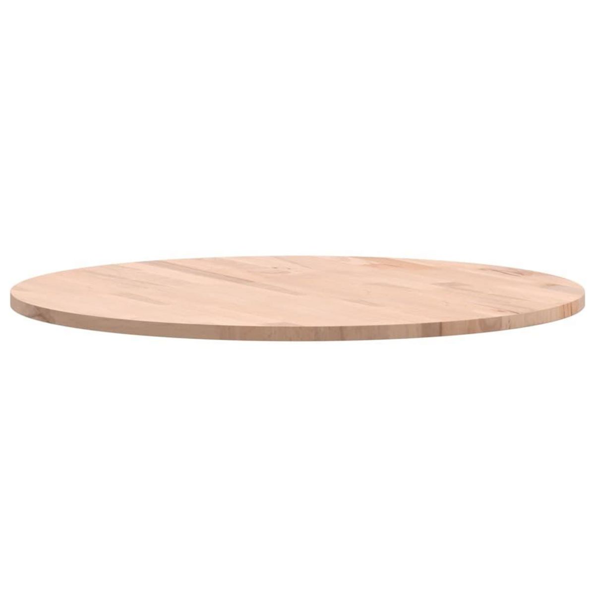 VIDAXL Dessus de table Ø60x1,5 cm rond bois massif de hetre