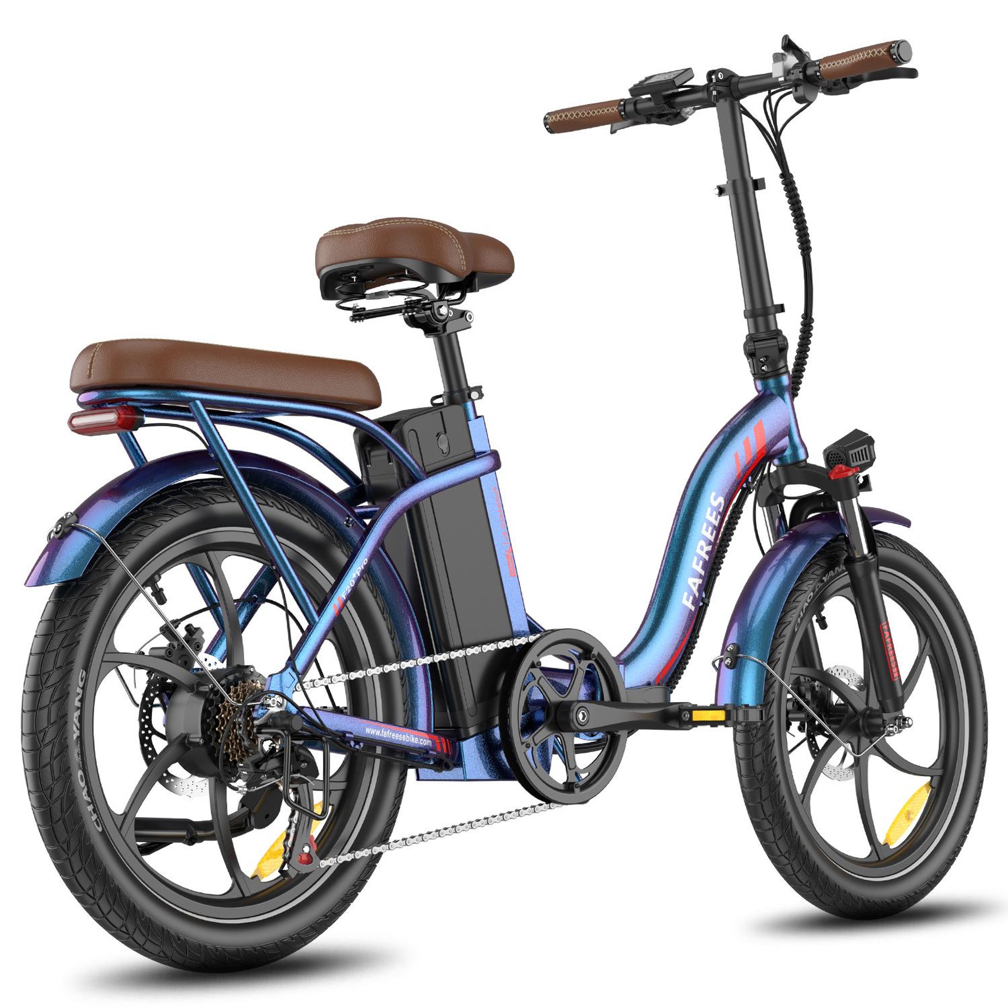 Voir la diapositive 6 : FAFREES Vélo électrique pliable de ville fafrees f20+ pro